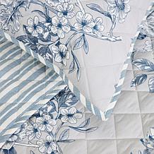 Emryn House Cotton Printed Quilt Set Twin