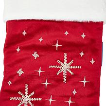 Emryn House Embroidered Holiday Stocking