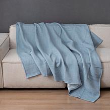 Emryn House Reversible 60" x 70" Cotton Gauze Throw