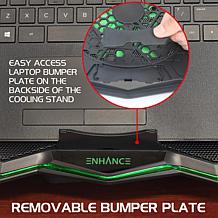 ENHANCE Cryogen 5 Gaming Laptop Cooling Pad Stand w/ 7 Height Settings