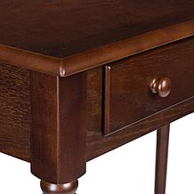 Espresso 2-Drawer Writing Desk