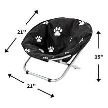 Etna Folding Pet Cot Chair with Water-Resistant Cushion