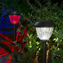 Eveready 8-Piece Solar Color-On-Demand 12 Lumen Pathway Lights