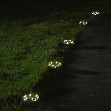 Eveready Solar Multi-Direction Disc Lights - 8-pack