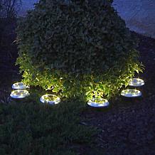 Eveready Solar Multi-Direction Disc Lights - 8-pack