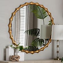 Everette Vintage Inspired Bamboo Accent Mirror
