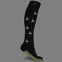 Extreme Fit Reflective Knee High Compression Socks Pair, Triangles