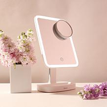 Fancii Aura Lighted White Vanity Makeup Mirror
