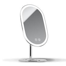 Fancii Vera Rechargeable Chrome Vanity Mirror w/ 3 LED Light Settings