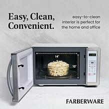 Farberware Classic 1.1 cu. ft. 1000-Watt Microwave - White & Platinum 
