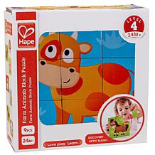 Farm Animal Block Puzzle - 6 Animal Pictures