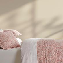 Farm to Home Organic Cotton Coral Batik Design Duvet Set - Twin