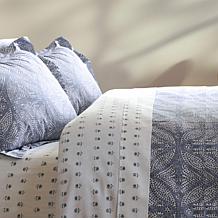Farm to Home Organic Cotton Indigo Batik Design Duvet Set - Twin