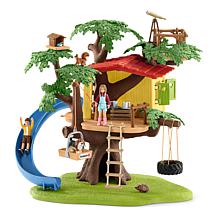 Farm World Adventure Tree House Playset with 2 Figurines