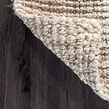 Farmhouse Off White Jute Area Rug