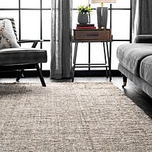 Farmhouse Off White Jute Area Rug