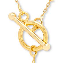 Fiorenza Y-Drop Forzantina Chain Necklace with Toggle Bar