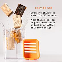 Fire & Flavor FFW203 Premium Smoking Wood Chunks, 4 Pounds, Apple