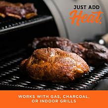 Fire & Flavor FFW206 Premium Smoking Wood Chunks, 4 Pounds, Oak