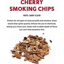 Fire & Flavor Premium All Natural Hardwood Smoking Chips, Cherry