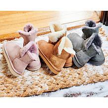 Fireside by Dearfoams Kid's Bunbury Genuine Shearling Boot