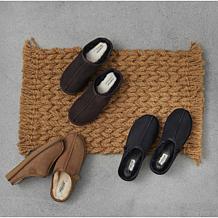 Fireside by Dearfoams Men's Grafton Shearling Clog Slipper