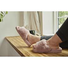 Fireside by Dearfoams Women's Cairns Shearling Slide Slipper
