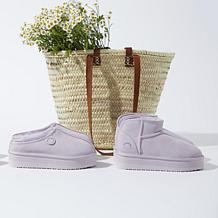 Fireside by Dearfoams Women's Genuine Shearling Platform Clog