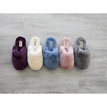 Fireside By Dearfoams Women's Shelly Beach Genuine Shearling Scuff