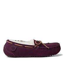 Fireside By Dearfoams Women's Victoria Shearling Moccasin Slippers