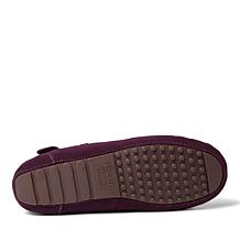 Fireside By Dearfoams Women's Victoria Shearling Moccasin Slippers