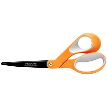 Fiskars 8" Premier Softgrip Titanium Non-Stick Scissors