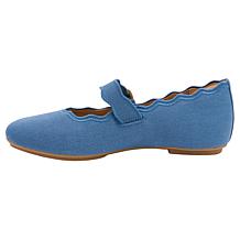 FitFlop Delicato Wave-Edge Canvas Mary Jane Shoe