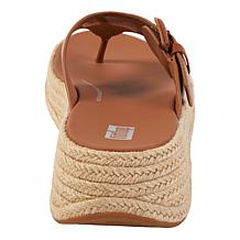 FitFlop® F-Mode Espadrille Leather Flatform