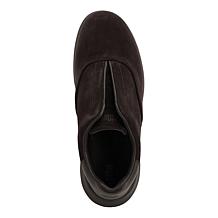 FitFlop F-Mode Leather/Suede Laceless Slip-On Sneaker
