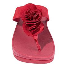 FitFlop Lulu Florrie Leather Toe-Post Sandal