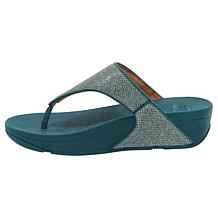 FitFlop Lulu Shimmerglitz Toe-Post Sandal