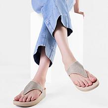 FitFlop Lulu Shimmerglitz Toe-Post Sandal