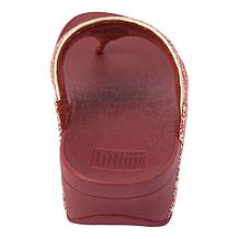 FitFlop Lulu Shimmerweave Toe-Post Sandal