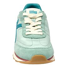 FitFlop Retro-Q Metallic Fabric & Suede Sneaker
