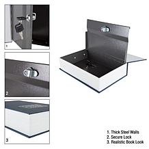 Fleming Supply 6" x 9" Diversion Book Lock Box with Key