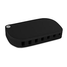 Fleming Supply Desktop Cable Organizer for 7 Wires Non-Slip Base - Blk