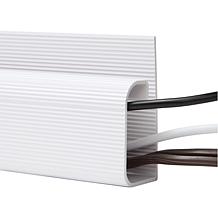 Fleming Supply J Channel Desk Cable Management - White