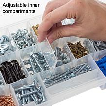 Fleming Supply Storage and Tool Utility Box with 4 Compartments