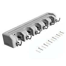 Fleming Supply Wall Mounted Shovel, Rake and Tool Holder with Hooks