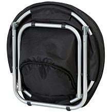 Folding Pet Chair with Fuzzy Brown Cushion