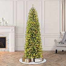 Franklin Fir Pencil 9' Artificial Christmas Tree with 550 Clear Lights
