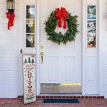 Fraser Hill 45-In. Porch Leaner Sign w/ LED Lights Indoor or Outdoor