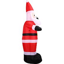 Fraser Hill Farm 10 Ft. Pre-Lit Inflatable Santa