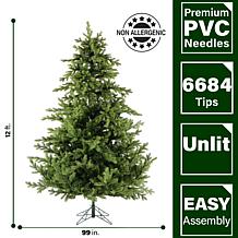 Fraser Hill Farm 12-Ft. Woodside Pine Christmas Tree